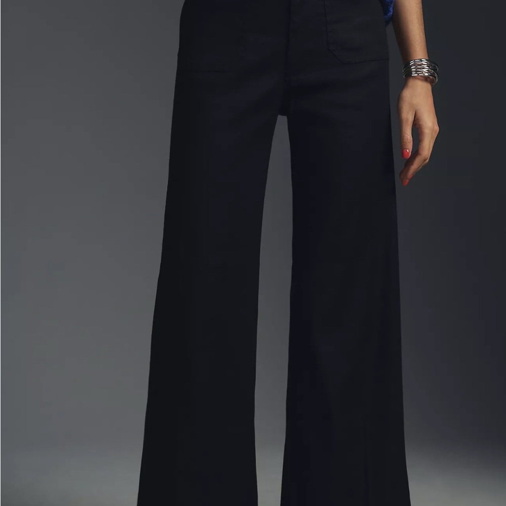 Anthropologie Maeve Black Pants/Trousers Size 34 worn once